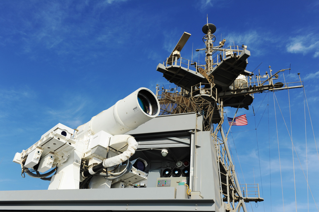 us-navy: Erste Tests: Die neue Laserkanone der U.S. Navy