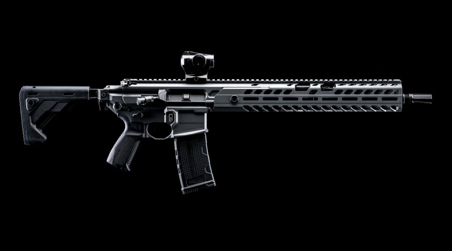SIG Sauer MCX VIRTUS Selbstladebüchse für Profis Rechte Ansicht der SIG Sauer MCX VIRTUS