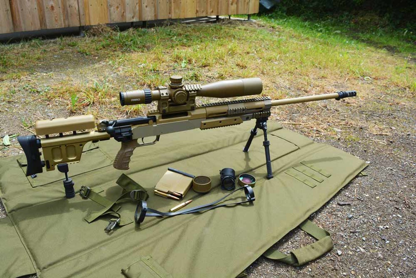 G29 Scharfschützengewehr der Bundeswehr mit Steiner Zielfernrohr M5Xi Zielfernrohr von Steiner auf G29 Gewehr