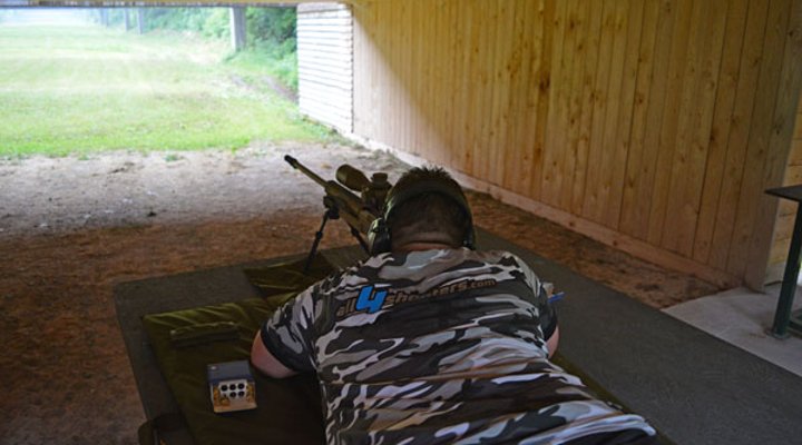 G29 Scharfschützengewehr der Bundeswehr mit Steiner Zielfernrohr M5Xi Test des G29 und der Steiner Optik auf der Schießbahn