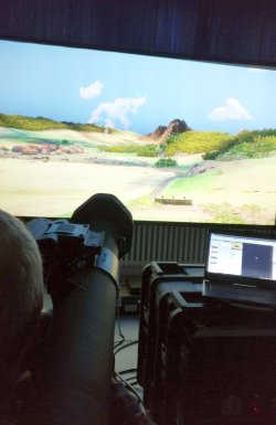 Blick auf Thales Sagittarius Evolution für Spezialkräftetraining