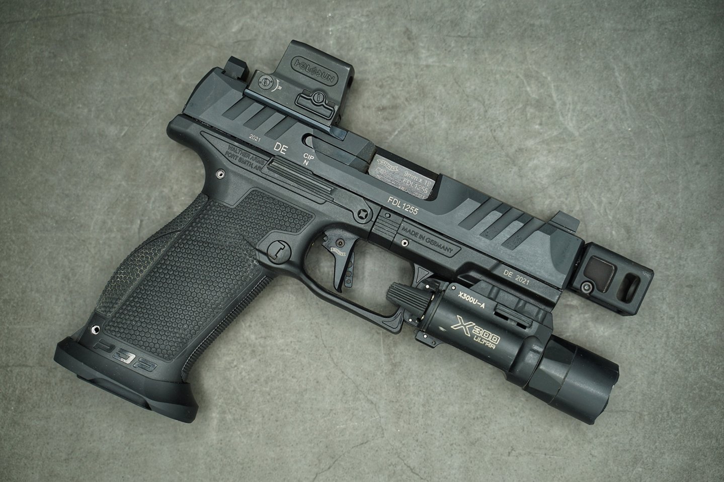 Neue Dienstpistolen für Bundeswehr-Spezialkräfte als Ersatz für die Modelle H&K P30 und GLOCK G17 Die Walther PDP 9×19-mm-Parabellum-Pistole