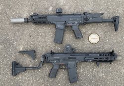 Neue, besonders leichte .300 Blackout-Spezialmunition von Hornady für Behörden und Einsatzkräfte Zwei HK437-Gewehre im Kaliber .300 AAC Blackout