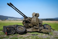 Die Rheinmetall AG wächst weiter – das erwartet uns auf der Enforce Tac 2024 Flugabwehr-Artilleriesysteme vom Typ Oerlikon GDF 103.