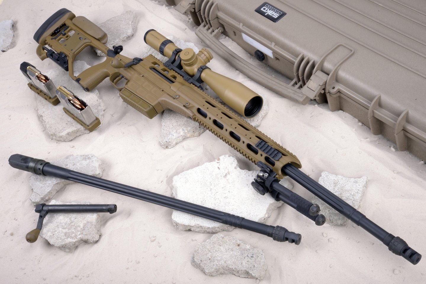 Das Sako TRG M10 für finnische Armee und NYPD ESU Das Sako TRG M10 mit Wechsellauf