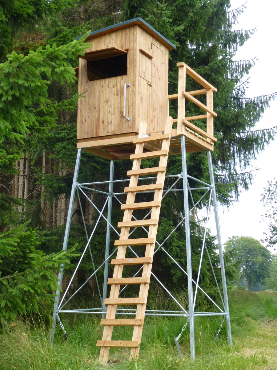 jagd-team nordschleswig: Ansitzkanzel ''SOLLING II'' von Trompeter im User-Test