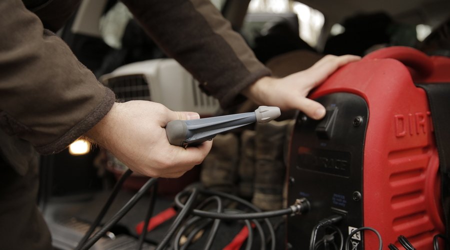 Dirtworker - ein mobiler Druckreiniger im User-Test