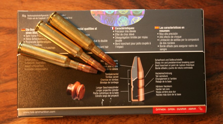 Die ausgewogenste Mittelpatrone von RWS: das RWS DK in 6,5x55