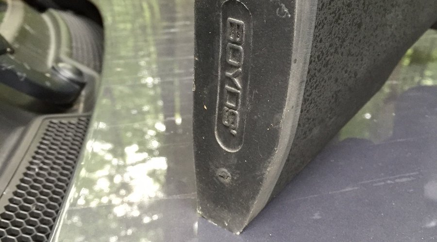 Savage Mark II FV -SR Kleinkaliberbüchse im User-Test Schaftkappe eines Varmint Pro Schaftes von Boyds