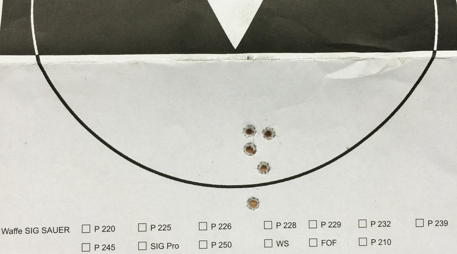 Schussergebnisse SIG Sauer Mosquito