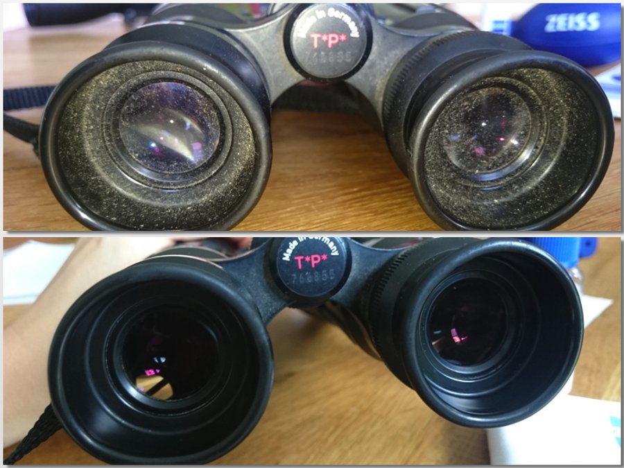 User-Test: ZEISS Lens Cleaning Set Zeiss Lens Cleaning Set vorher nachher