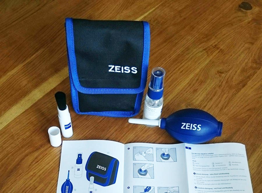user-test: Fernglas-Reinigung: ZEISS Lens Cleaning Kit Pflege-Set im User-Test