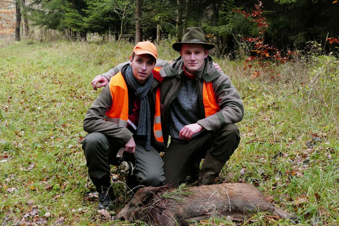 drückjagd: Drückjagd auf Schwarzwild in Thüringen mit Tom von Jäger TV
