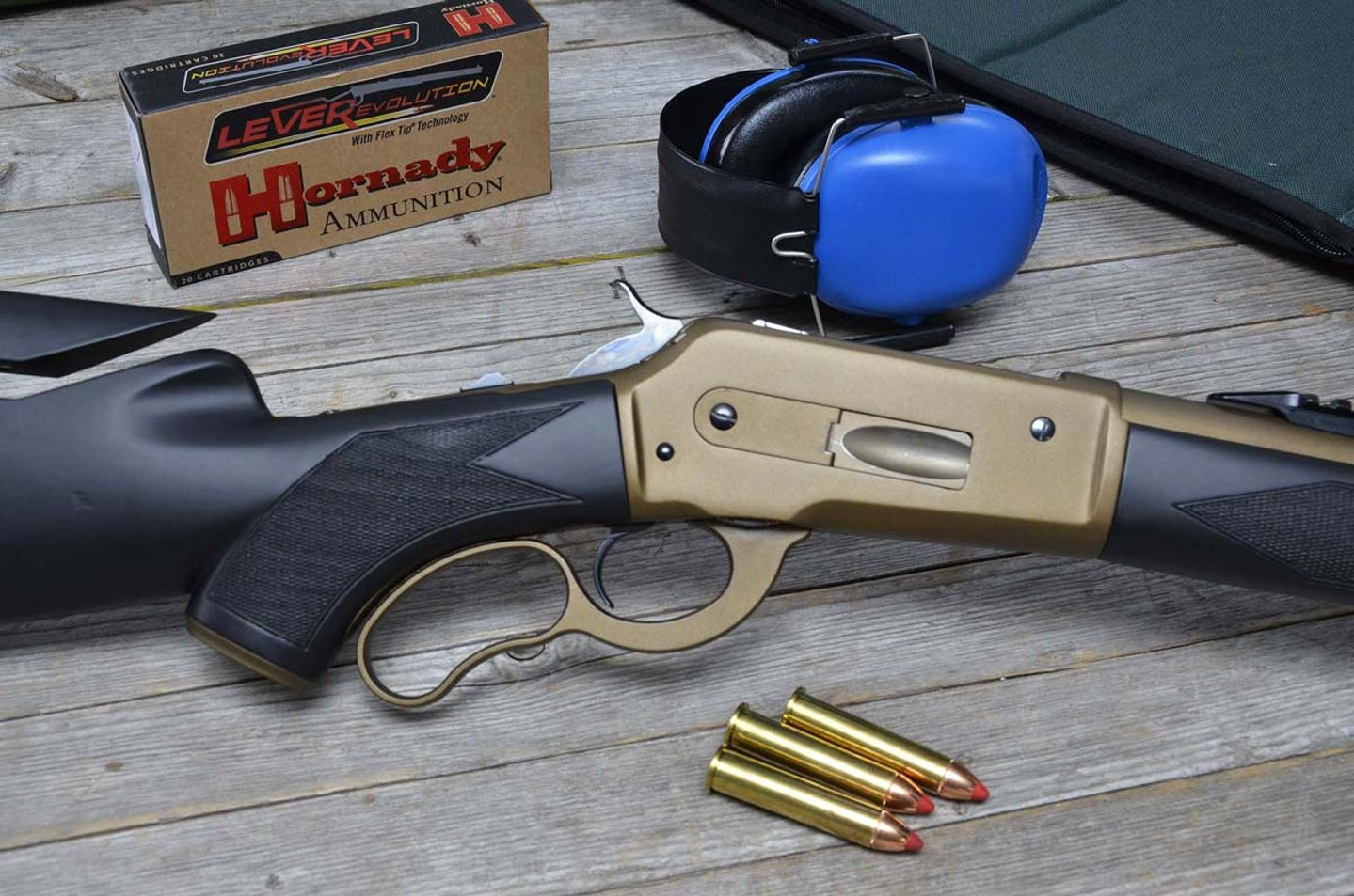 Test: Unterhebelrepetierer Pedersoli Mark II Pedersoli Boarbuster Mark II mit Hornady-Patronen