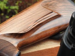 Blaser R8 Silence Repetierbüchse Hinterschaft der R8 Silence Repetierbüchse von Blaser