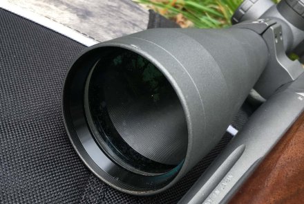 Test: Browning X Bolt Pro Hunter G5 in .308 Winchester Das 50 mm Objektivs des Kite KSP HD2 2-12x50 Zielfernrohrs.