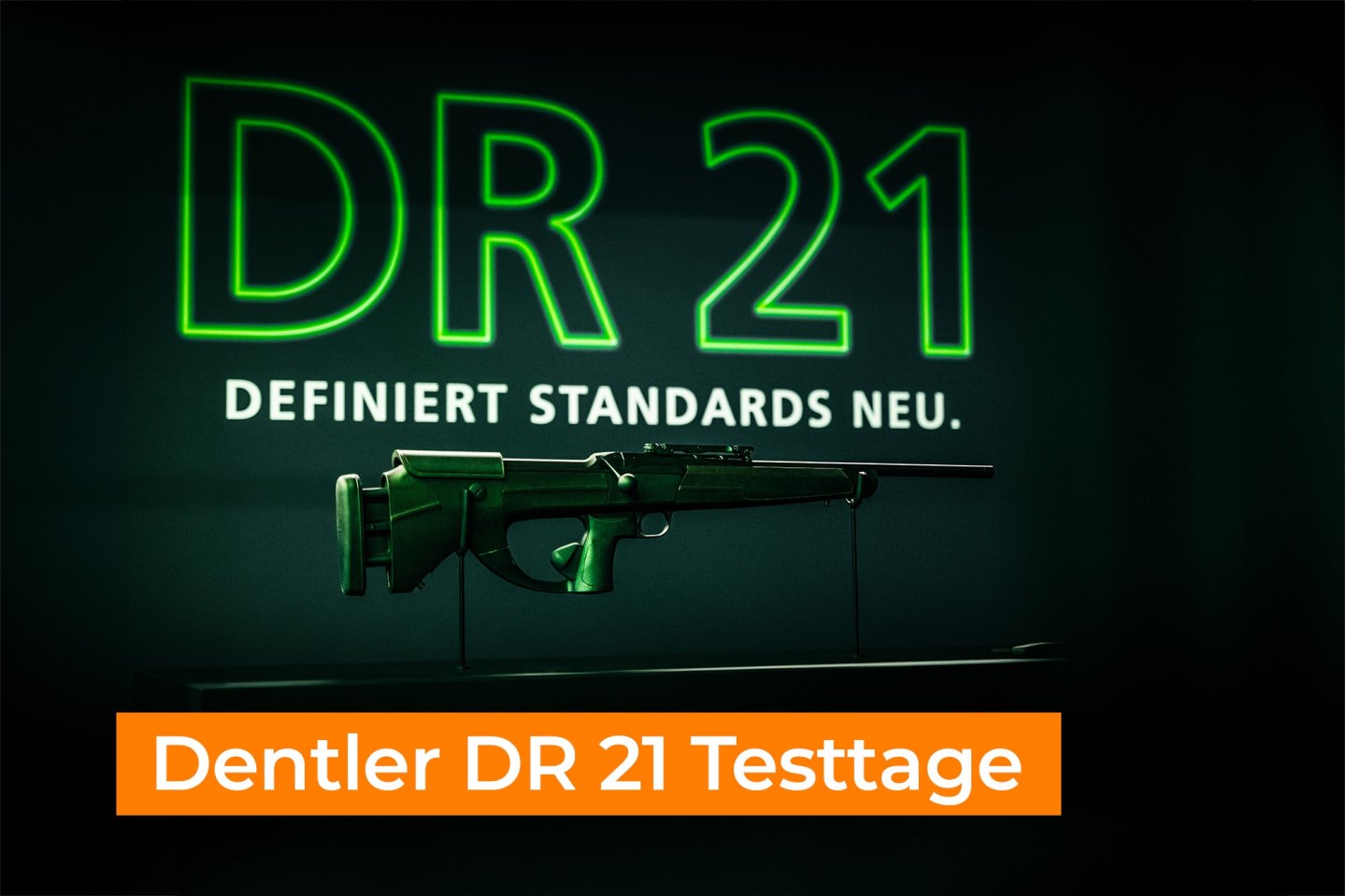 Dentler DR21 Testtage: Innovative Repetierbüchse selber Testen – alle Termine und Schießstände im Überblick Dentler DR21 auf der Jagd & Hund 2024.