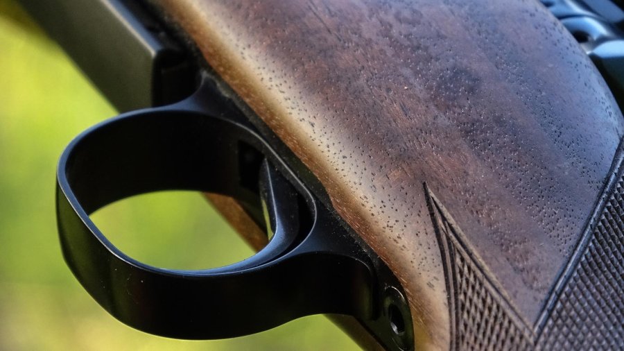 Heym SR 30 Büchse mit RWS HIT bei der Jagd Abzug der Heym SR 30 Repetierbüchse