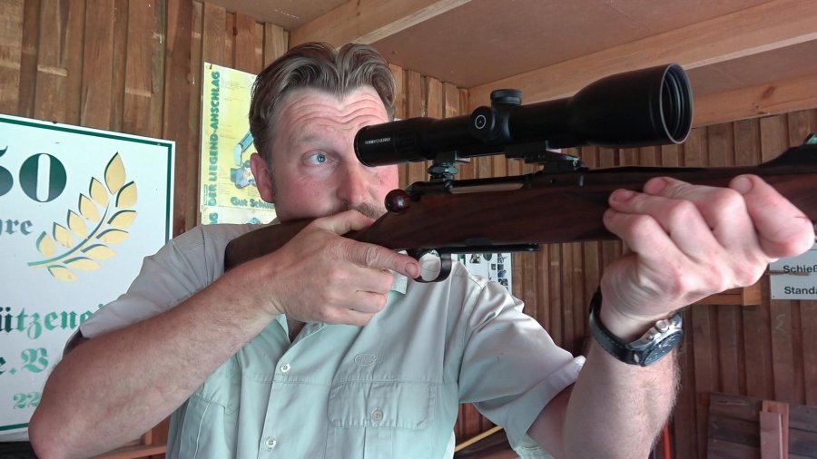 Heym SR 30 Büchse mit RWS HIT bei der Jagd Schießtraining mit Heym Repetierer