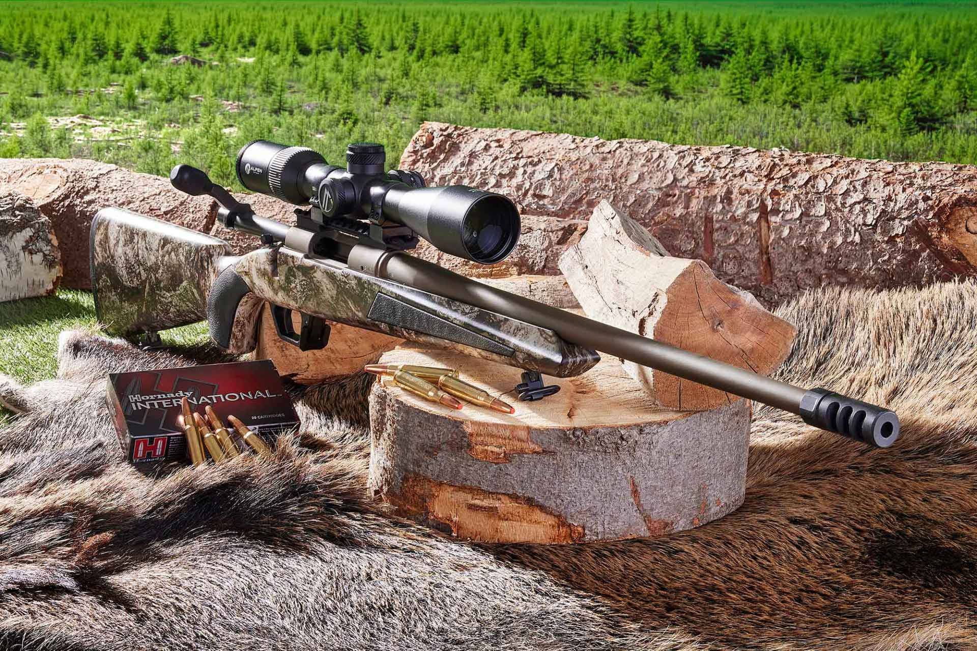 HUNTEX: HUNTEX-Jungjäger-Pakete − günstige Komplettsets mit verschieden Modellen der Repetierbüchse Huglu Ovis G2 und dem Zielfernrohr Alpen Optics Apex 2-12x44 LT Gen2