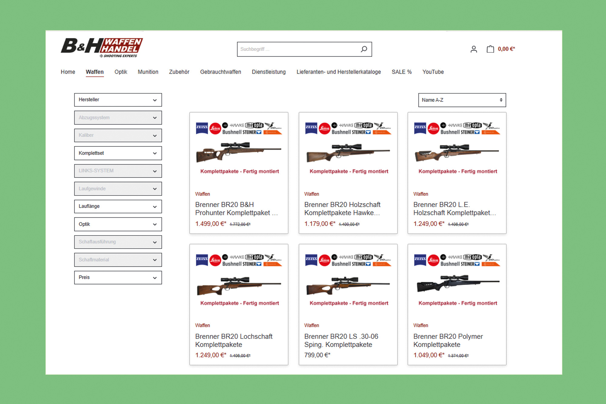 b&h: Jagdrepetierer im Komplettpaket beim B&H Waffenhandel – jetzt auch mit der Brenner BR20 in .30-06 mit Lochschaft b&h: Jagdrepetierer im Komplettpaket beim B&H Waffenhandel – jetzt auch mit der Brenner BR20 in .30-06 mit Lochschaft