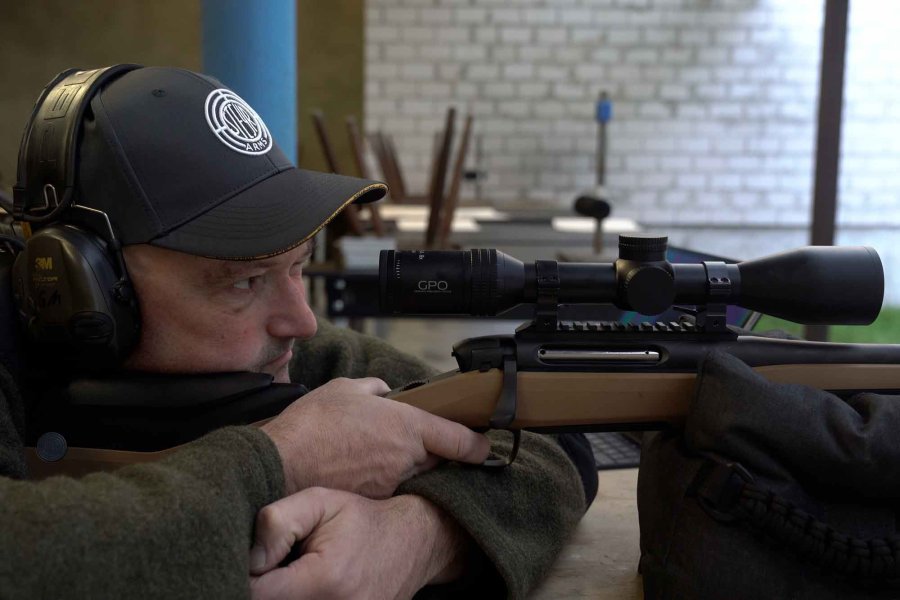 MS Wild von Styer mit GPO Zielfernrohr