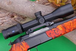 Test: Krieghoff Semprio Drückjagd in .30-06 Springfield Zeiss Zielfernrohr montiert auf einer Krieghoff Semprio.