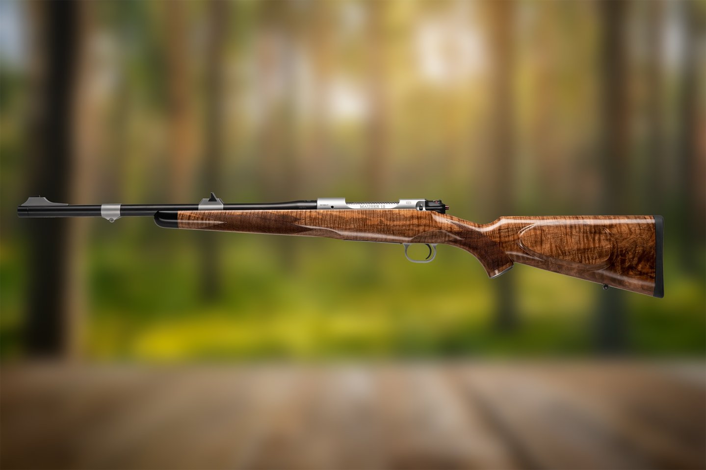 Neuheiten bei Mauser: M98 Magnum Big Five, Mauser 12 in der DWM-Version und neue Mauser 18-Varianten Mauser 12 DWM aus der Meisterwerkstatt.