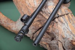 Test & Technik: Orsis Hunter in .30-06 Springfield und Orsis 140 in .308 Winchester Die Mündungsbremse der Orsis Hunter in .30-06 Springfield und Orsis 140 in .308 Winchester