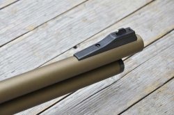 Test: Unterhebelrepetierer Pedersoli Mark II Visier des Unterhebelrepetierers Pedersoli Boarbuster Mark II