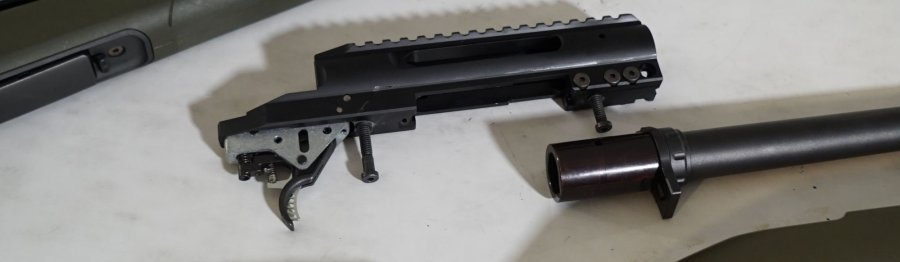 Video-Update: Ausstattung und Features des Savage Impulse-Geradezugrepetierers im Detail Systemgehäuse und Lauf einer Savage Impulse.