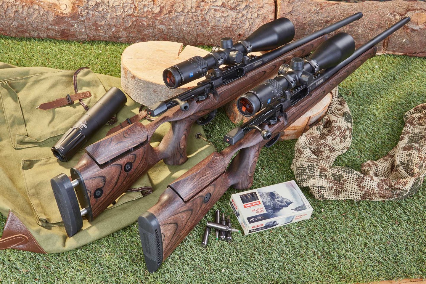 Exklusiv bei B&H-Waffenhandel: Repetierbüchsen Brenner BR20 B&H Prohunter und BR20 B&H Prohunter Flex  Wer die neuen Brenner Br20 B&H Prohunter mit montiertem ZEISS Conquest V6 2,5-15x56 haben möchte mur 1.900,- Euro auf dnePreis der Büchse draufzahlen. Der Schalldämpfer Brenner SD21 kostet 260,- Euro extra.