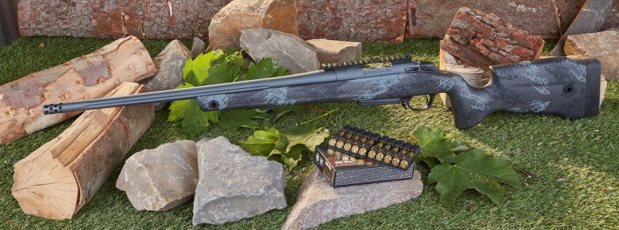 Das leistet die für eine Repetierbüchse mit Carbonschaft extrem günstige Bergara B142 Crest im Test Die Kannelierungen im Lauf der Bergara B142 sparen zusätzlich Gewicht.