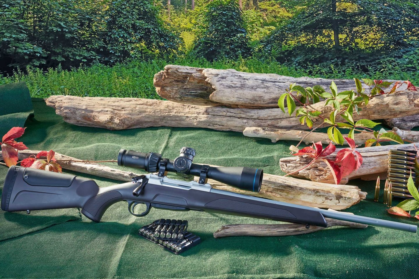 Von den anderen Modellen der Rover G2-Baureihe unterscheidet sich die Sabatti Rover G2 Pathfinder durch ihren braunen Polymerschaft und das silberne Oberflächenfinisch an Lauf und Systemhülse.