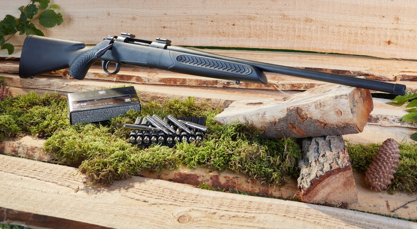 Thompson/Center Compass II – der günstige Jagd-Repetierer im Test Thompson/Center Compass II von rechts.