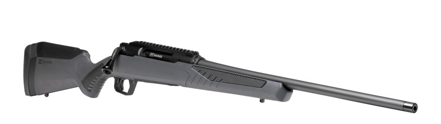 Vorstellung und Praxistest: Der brandneue Geradezugrepetierer Savage Impulse Driven Hunter − eine universelle Jagdbüchse für Drückjagd, Ansitz und Pirsch Bei der Savage Impulse Driven Hunter lässt sich der Kammergriff im Anstellwinkel variieren. Der Kammerstängel kann bei Bedarf, ohne Werkzeug, aber auch auf die andere Seite verlegt werden.