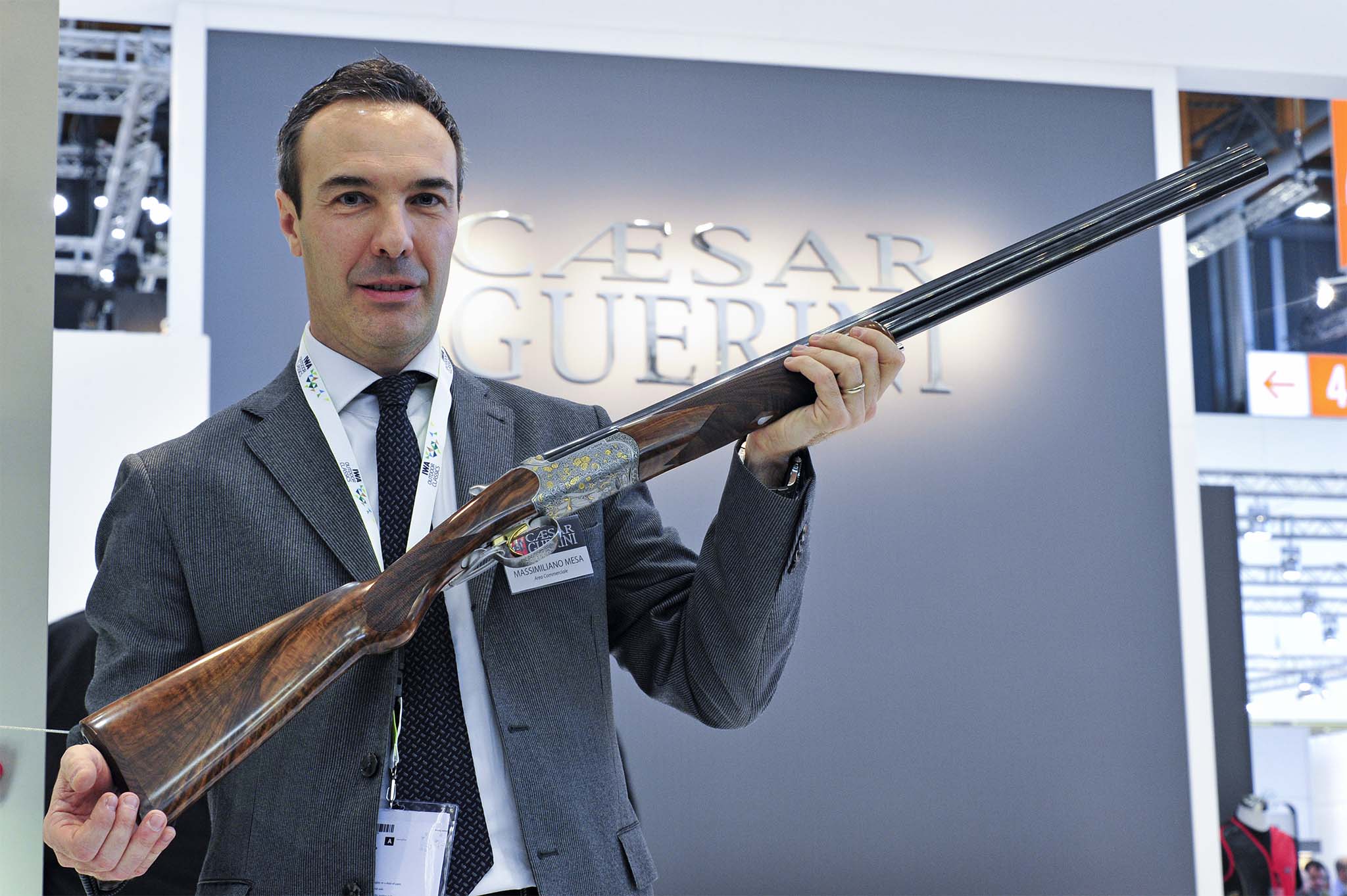 caesar-guerini: CAESAR GUERINI Ellipse Curve Gold Bockflinte für die Jagd