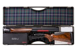 Bockflinte Benelli 828U Black Bockflinte Benelli 828U Black im Koffer