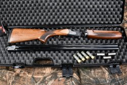 Test: Brenner BF18 in 12/76 − ist die Bockflinte für 999,- Euro eine Kaufempfehlung für Jungjäger? Brenner BF18 zerlegt im Koffer