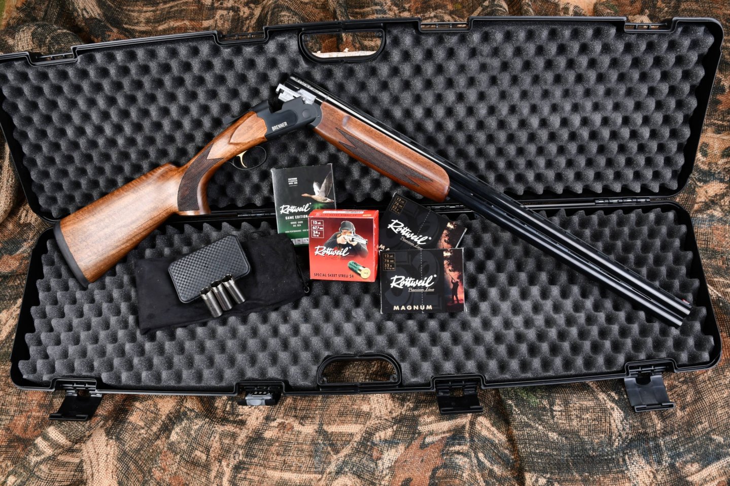 Test: Brenner BF18 in 12/76 − ist die Bockflinte für 999,- Euro eine Kaufempfehlung für Jungjäger? Brenner BF18 gebrochen im Koffer