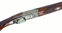 Bockflinte Caesar Guerini Ellipse Curve Gold im Kaliber 20 Die elegante Bockflinte Caesar Guerini Ellipse Curve Gold im Kaliber 20