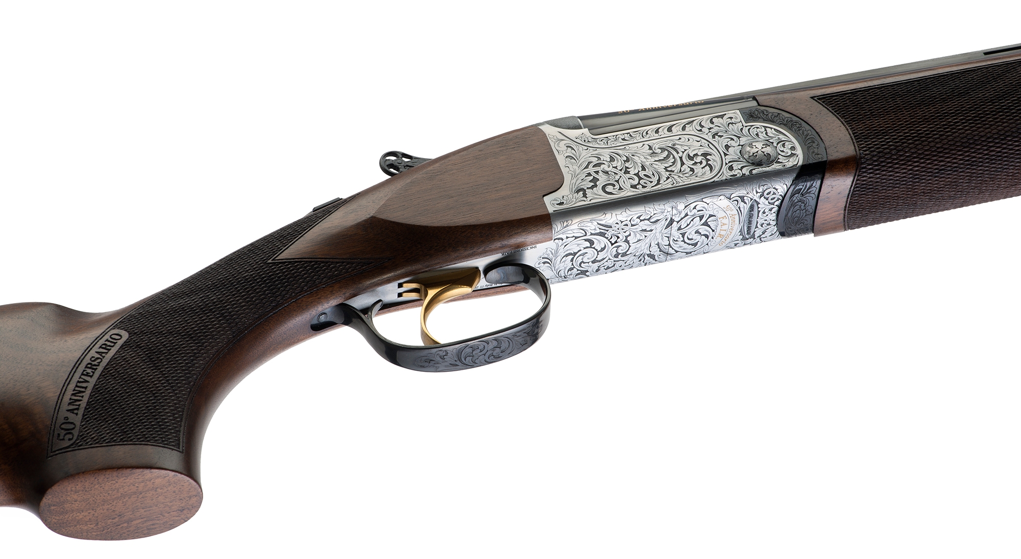 fair: F.A.I.R. Anniversario Bockflinte: Sondermodell zum 50-jährigen Bestehen des Jagdwaffenherstellers aus Italien