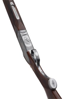 Bockflinte FAUSTI Class SL Drive Edition für die Treibjagd Basküle der Bockflinte FAUSTI Class SL Drive Edition