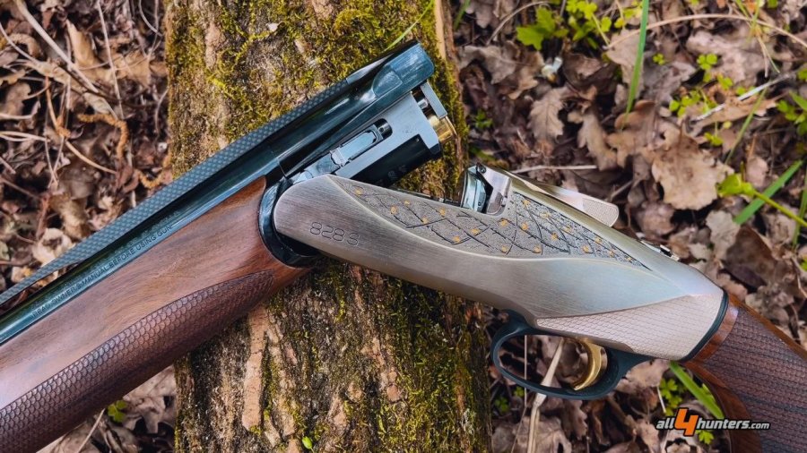 Praxistest mit Video: Das Benelli Advanced Impact System in der Selbstladeflinte Raffaello und der Bockflinte 828 S  Die Basküle der Benelli 828 S AI im Detail.