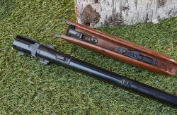 Die neue Bockflinte Ultraleggero von Beretta in Kaliber 12.  Eisenschaft im Handschutz