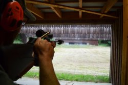 RWS 10,3x68 Mag. Jagdpatrone als Universalkaliber 10,3x68 Magnum von RWS beim Schuss