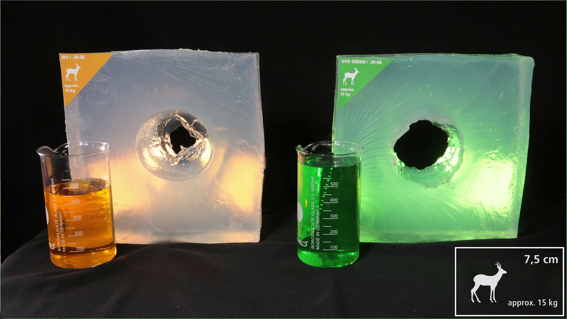 rws-munition: Video bleifreie Munition: RWS HIT und EVO Green im Vergleich