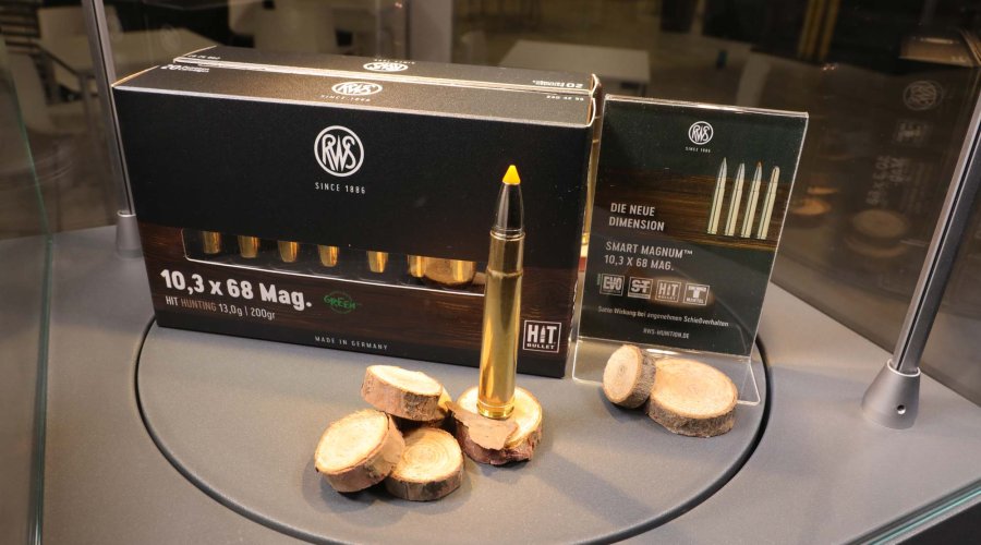 Die bleifreie RWS HIT 10,3x68 Magnum Jagdmunition