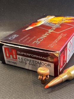 6,5 Creedmoor gegen .308 Winchester: Beschusstest – wir simulieren Schüsse auf der Drückjagd Packung der Hornady Superperformance.