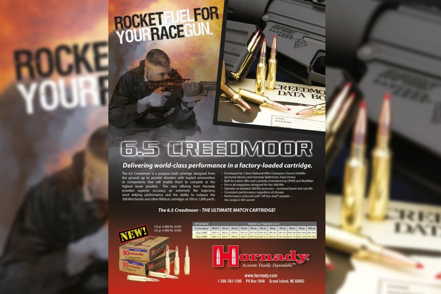 Die 6,5 Creedmoor ist eine moderne Gewehrpatrone, die für Präzisionsschießen auf lange Distanzen entwickelt wurde.
